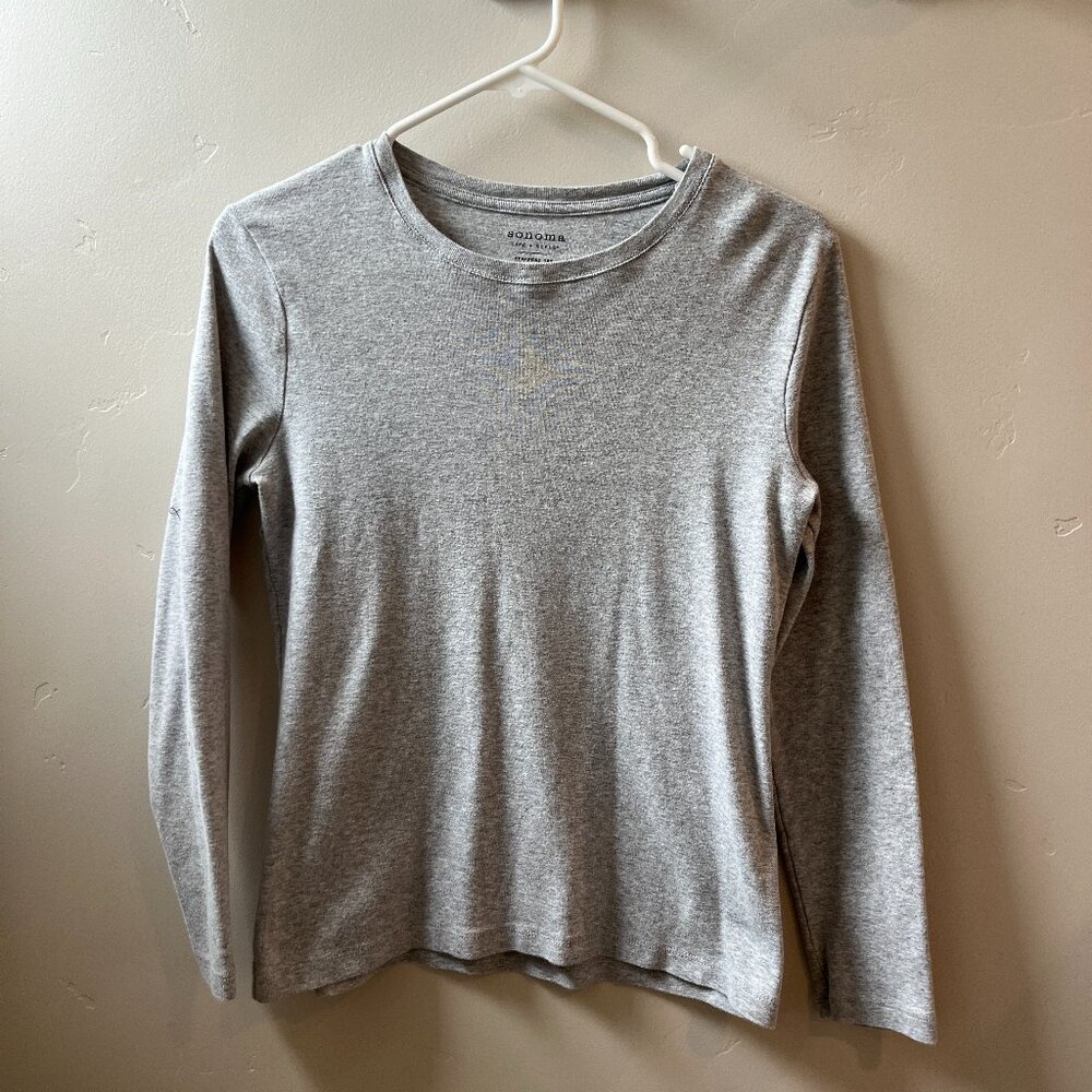 Gray Basic Top
